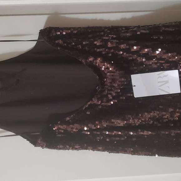 Sequin backless midi dress - Picture 4 of 4
